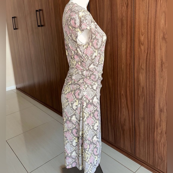 NWT. Nine West Multi Snake Print Spring Dresses Size Medium - Picture 7 of 13
